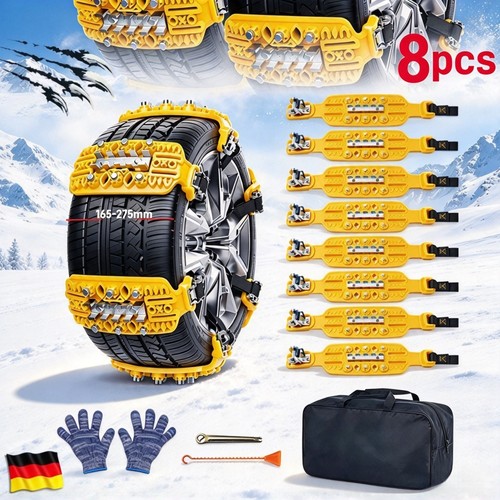 8pcs schneeketten auto reifen - schneeketten,