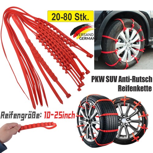 80x auto pkw - pkw, schneeketten