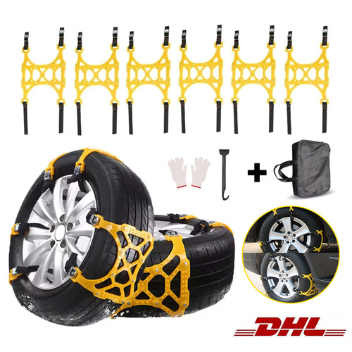 6tlg schneeketten auto - 6tlg,